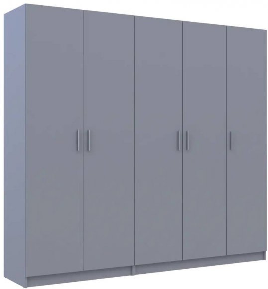 Шафа для одягу Doros Промо Сірий 2+3 ДСП 225х48х204 DRS-011628 (80737767) Шафа для одягу Doros Промо Сірий 2+3 ДСП 225х48х204 DRS-011628 (80737767)