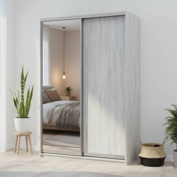 Шафа-купе Doros Сити Лайт Сосна Натти 1 ДСП / 1 дзеркало 150х45х225 (DRS-011962) Шафа-купе Doros Сити Лайт Сосна Натти 1 ДСП / 1 дзеркало 150х45х225 (DRS-011962)