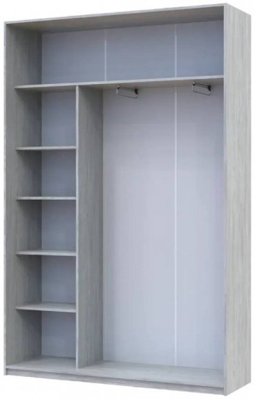 Шафа-купе Doros Сити Лайт Сосна Натти 1 ДСП / 1 дзеркало 150х45х225 (DRS-011962) Шафа-купе Doros Сити Лайт Сосна Натти 1 ДСП / 1 дзеркало 150х45х225 (DRS-011962)
