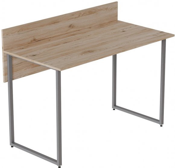 Комп'ютерний стіл Ferrum-decor Скай 75x100x60 сірий ДСП Дуб Сан-Марино 32мм (FRD-101539)