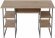 Комп'ютерний стіл Ferrum-decor Тім 75x120x60 сірий ДСП Дуб Сан-Марино 16мм (FRD-102461)