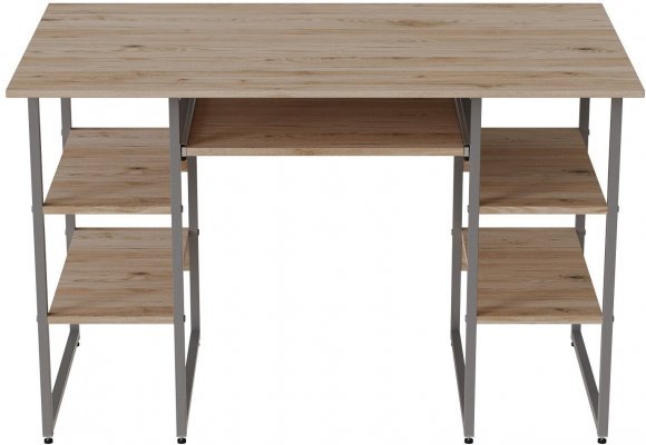 Комп'ютерний стіл Ferrum-decor Тім 75x120x60 сірий ДСП Дуб Сан-Марино 16мм (FRD-102461)