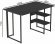 Комп'ютерний стіл Ferrum-decor Кевін 75x140x60 чорний ДСП Сосна Кембра 32мм (FRD-103818)