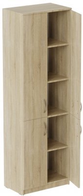 Шафа Анжело Ferrum-decor на 5 полиць із 4 дверима 1900x600x380 ДСП Дуб Сонома 16 мм (FRD-105004) Шафа Анжело Ferrum-decor на 5 полиць із 4 дверима 1900x600x380 ДСП Дуб Сонома 16 мм (FRD-105004)