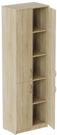 Шафа Анжело Ferrum-decor на 5 полиць із 4 дверима 1900x600x380 ДСП Дуб Сонома 16 мм (FRD-105004) Шафа Анжело Ferrum-decor на 5 полиць із 4 дверима 1900x600x380 ДСП Дуб Сонома 16 мм (FRD-105004)