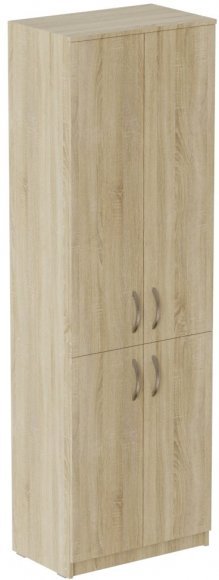 Шафа Анжело Ferrum-decor на 5 полиць із 4 дверима 1900x600x380 ДСП Дуб Сонома 16 мм (FRD-105004) Шафа Анжело Ferrum-decor на 5 полиць із 4 дверима 1900x600x380 ДСП Дуб Сонома 16 мм (FRD-105004)