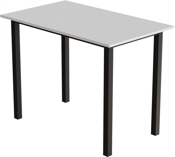 Стіл універсальний Knap Ferrum-decor 750x1400x600 Чорний метал ДСП Білий 16 мм (FRD-106354) Стіл універсальний Knap Ferrum-decor 750x1400x600 Чорний метал ДСП Білий 16 мм (FRD-106354)