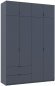 Шафа розпашна с антресолью Doros Лукас 160х50х240 см Графіт (DRS-011194) Шафа розпашна с антресолью Doros Лукас 160х50х240 см Графіт (DRS-011194)