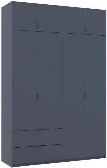 Шафа розпашна с антресолью Doros Лукас 160х50х240 см Графіт (DRS-011194) Шафа розпашна с антресолью Doros Лукас 160х50х240 см Графіт (DRS-011194)