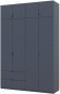 Шафа розпашна с антресолью Doros Лукас 160х50х240 см Графіт (DRS-011194) Шафа розпашна с антресолью Doros Лукас 160х50х240 см Графіт (DRS-011194)