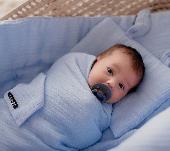 Подушка-кролик муслінова 20x30 см Serenity lullalove-7453 Подушка-кролик муслінова 20x30 см Serenity lullalove-7453