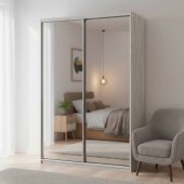 Шафа-купе Doros Сити Лайт Сосна Натти 2 Дзеркала 150х45х225 (DRS-011963)