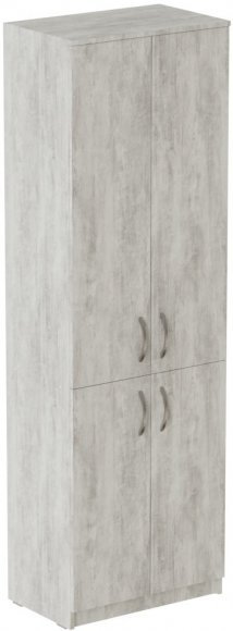 Шафа Анжело Ferrum-decor на 5 полиць із 4 дверима 1900x600x380 ДСП Бетон 16 мм (FRD-105006) Шафа Анжело Ferrum-decor на 5 полиць із 4 дверима 1900x600x380 ДСП Бетон 16 мм (FRD-105006)