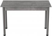 Стіл кухонний Ferrum-decor Беніта 75x120x80 Сірий ДСП Бетон 16мм (FRD-105571)