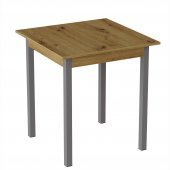 Стіл кухонний Ferrum-decor Дієго 75x80x80 Сірий ДСП Дуб Артизан 32мм (FRD-105713)
