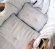 Подушка-кролик муслінова 20x30 см Ice Grey lullalove-7460