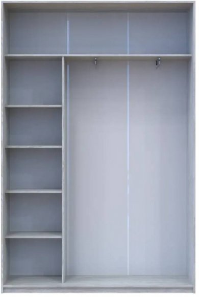 Шафа-купе Doros Сити Лайт Сосна Натти 2 ДСП 150х45х225 (DRS-011964) Шафа-купе Doros Сити Лайт Сосна Натти 2 ДСП 150х45х225 (DRS-011964)