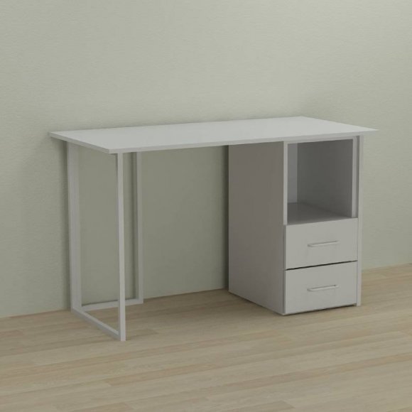Письмовий стіл Ferrum-decor Отто 75x120x70 білий ДСП Біле 16мм (FRD-101041)