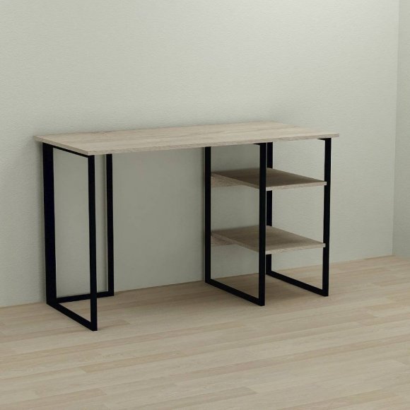 Письмовий стіл Ferrum-decor Кевін 75x100x70 чорний ДСП Дуб Сонома 16мм (FRD-103820) Письмовий стіл Ferrum-decor Кевін 75x100x70 чорний ДСП Дуб Сонома 16мм (FRD-103820)
