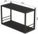 Книжкова полиця універсальна Ferrum-decor Стим 1 38x63x26 чорний ДСП Сосна Кембра 16мм (FRD-104090)