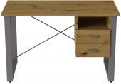 Письмовий стіл із ящиками Ferrum-decor Оскар 750x1200x600 метал Сірий ДСП Дуб Артизан 16 мм (FRD-103232) Письмовий стіл із ящиками Ferrum-decor Оскар 750x1200x600 метал Сірий ДСП Дуб Артизан 16 мм (FRD-103232)