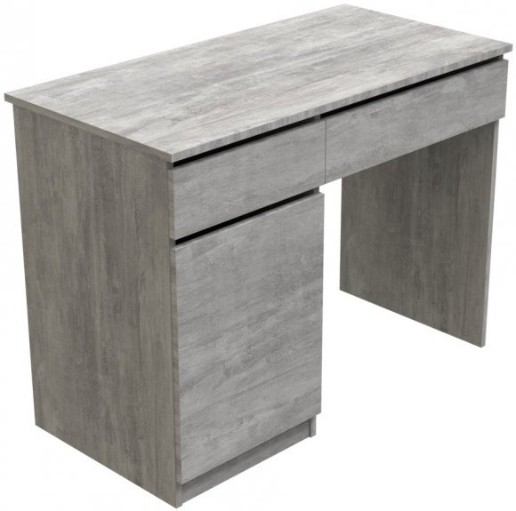 Стіл комп'ютерний Віто Ferrum-decor 750x1000x500 ДСП Бетон 16 мм (FRD-104829)