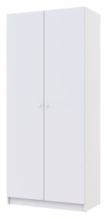 Шафа розпашна для одягу Doros Промо 90х48х204 см Білий (DRS-011197) Шафа розпашна для одягу Doros Промо 90х48х204 см Білий (DRS-011197)