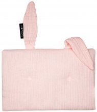 Подушка-кролик муслінова 20x30 см Powder Pink lullalove-7446 Подушка-кролик муслінова 20x30 см Powder Pink lullalove-7446
