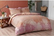 Постільна білизна сатин Marian pembe v03 рожевий євро 200х220 см
