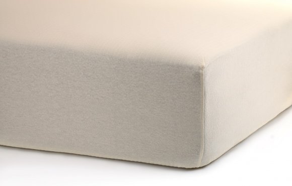 Простирадло на резинці Софт Найт кремова трикотаж 180х200 см Простирадло на резинці Софт Найт кремова трикотаж 180х200 см