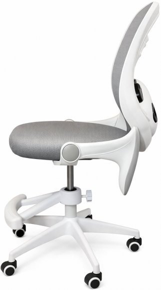 Крісло обертове дитяче з підставкою для ніг PERFECT KIDS PANDA GRAY Perfect Home Сірий (PFH-092110)