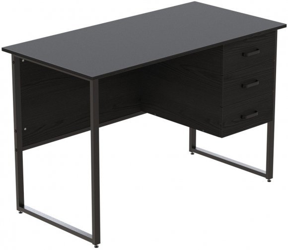 Комп'ютерний стіл Ferrum-decor Гаррі 75x140x70 чорний ДСП Сосна Кембра 32мм (FRD-103570)