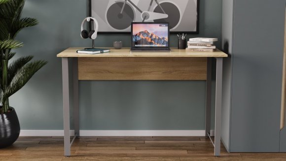 Комп'ютерний стіл Ferrum-decor Раян 75x140x60 чорний ДСП Сосна Кембра 16мм (FRD-103695)