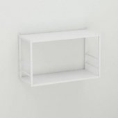 Книжкова полиця універсальна Ferrum-decor Стім 1 38x63x26 білий ДСП Біле 16мм (FRD-104091) Книжкова полиця універсальна Ferrum-decor Стім 1 38x63x26 білий ДСП Біле 16мм (FRD-104091)