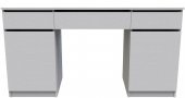 Стіл комп'ютерний Віто 2 Ferrum-decor 750x1400x500 ДСП Біле 16 мм (FRD-104830) Стіл комп'ютерний Віто 2 Ferrum-decor 750x1400x500 ДСП Біле 16 мм (FRD-104830)