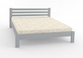 Двоспальне ліжко Mebigrand Колумбія Світло-сірий (RAL 7040) 140х200 см (DMBG-2044)