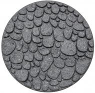 Декор для доріжок для саду діаметр 45 см сірий морські камінці EU5000030