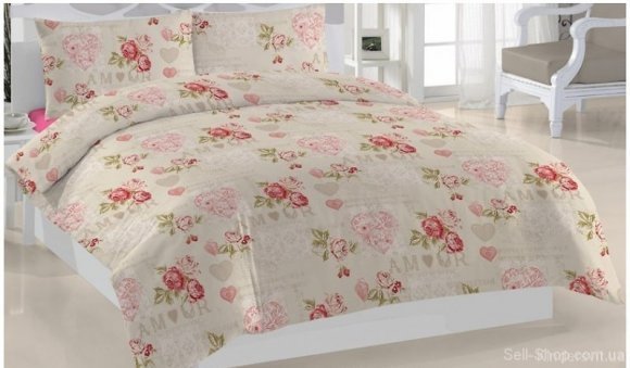 Постільний комплект Amor 200x220 svk-2823