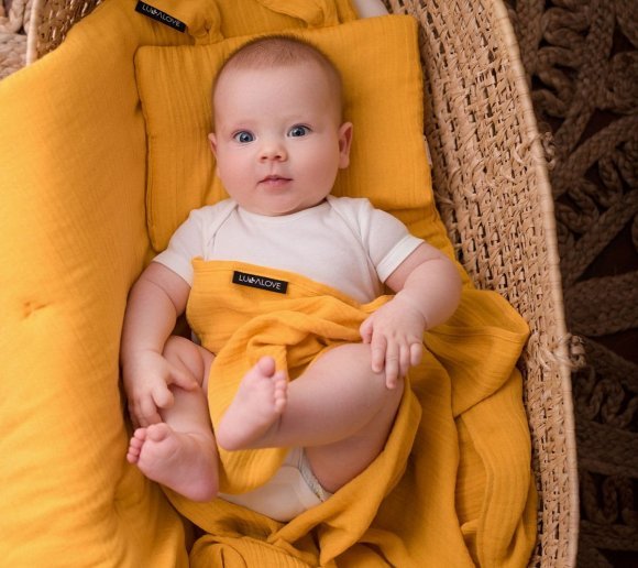 Подушка-кролик муслінова 20x30 см Mango lullalove-7477 Подушка-кролик муслінова 20x30 см Mango lullalove-7477