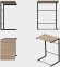 Столик приставний Террі Ferrum-decor 650x440x330 Чорний метал ДСП Дуб Сонома 16 мм (FRD-104651) Столик приставний Террі Ferrum-decor 650x440x330 Чорний метал ДСП Дуб Сонома 16 мм (FRD-104651)