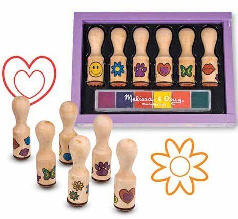 Melissa & Doug Набор штампов Смайлики MD2407