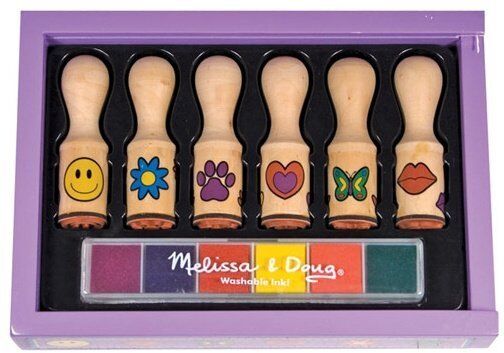 Melissa & Doug Набор штампов Смайлики MD2407 Melissa & Doug Набор штампов Смайлики MD2407