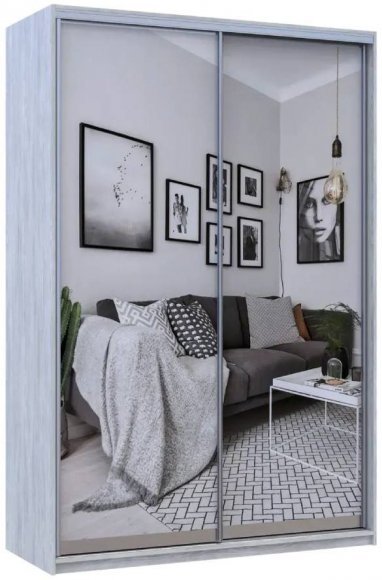 Шафа-купе Doros Сити Лайт Сосна Натти 2 Дзеркала 150х60х225 (DRS-011966) Шафа-купе Doros Сити Лайт Сосна Натти 2 Дзеркала 150х60х225 (DRS-011966)