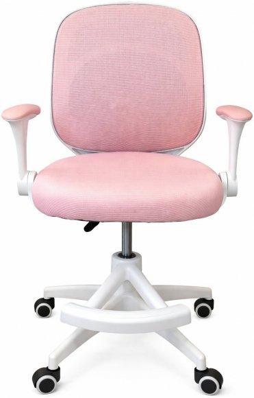 Крісло обертове дитяче з підставкою для ніг PERFECT KIDS PANDA PINK Perfect Home Рожевий (PFH-092111)