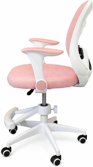 Крісло обертове дитяче з підставкою для ніг PERFECT KIDS PANDA PINK Perfect Home Рожевий (PFH-092111)