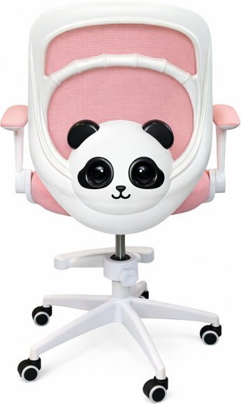 Крісло обертове дитяче з підставкою для ніг PERFECT KIDS PANDA PINK Perfect Home Рожевий (PFH-092111)