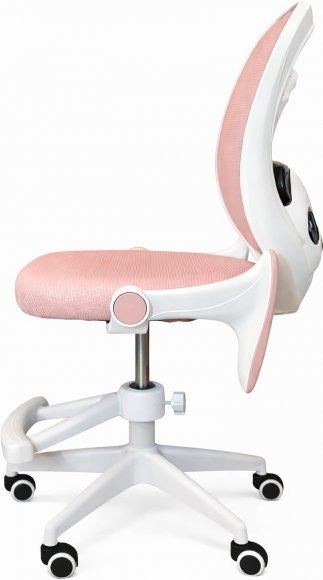 Крісло обертове дитяче з підставкою для ніг PERFECT KIDS PANDA PINK Perfect Home Рожевий (PFH-092111)
