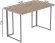Комп'ютерний стіл Ferrum-decor Ханна 75x140x60 сірий ДСП Дуб Сан-Марино 32мм (FRD-101419)