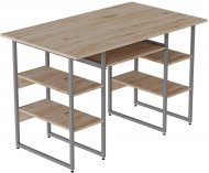 Комп'ютерний стіл Ferrum-decor Тім 75x120x60 сірий ДСП Дуб Сан-Марино 32мм (FRD-102466)