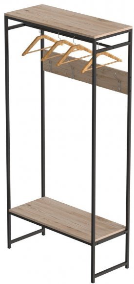 Вішалка модульна підлогова Ferrum-decor Треліс 14 180x90x38 чорний ДСП Дуб Сан-Марино 16мм (FRD-104344) Вішалка модульна підлогова Ferrum-decor Треліс 14 180x90x38 чорний ДСП Дуб Сан-Марино 16мм (FRD-104344)